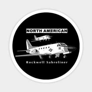 North American Sabreliner Magnet